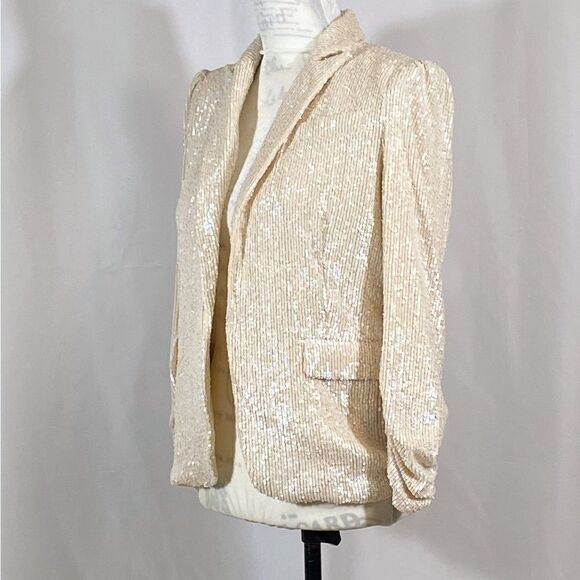 Generation Love Serafina Sequin Open-Front Blazer size S - Picture 10 of 14